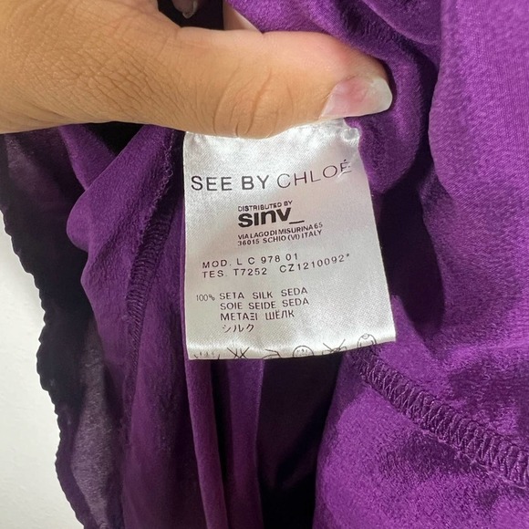 See By Chloe Silk Ruffled Top - Picture 6 of 6